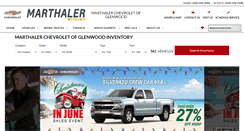 Desktop Screenshot of glenwoodchevy.com